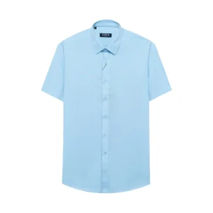 Áo Sơ Mi Ngắn Tay Xanh