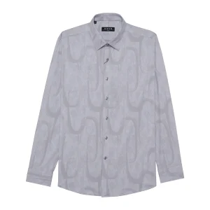 Áo Sơ Mi Nam Dài Tay Họa Tiết Trừu Tượng Độc Đáo